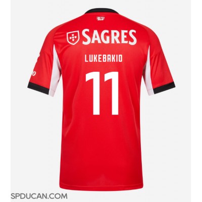 Muški Nogometni Dres Benfica Dodi Lukebakio #11 Domaci 2025-26 Kratak Rukav Muški Nogometni Dres Benfica Dodi Lukebakio #11 Domaci 2025-26 Kratak Rukav